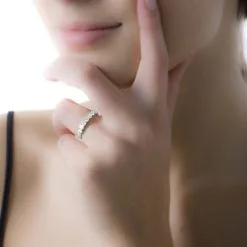 Histoire D'Or Alliance Eloise Or Blanc Diamant -Boucles d'oreilles Bracelet Soldes B3AFBDW01V model0