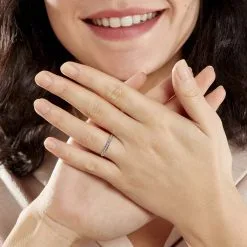 Histoire D'Or Alliance Venus Or Blanc -Boucles d'oreilles Bracelet Soldes B3AFBW0666 model0