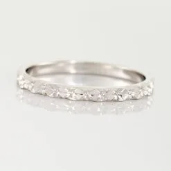 Histoire D'Or Alliance Marziale Ruban Plat Or Blanc -Boucles d'oreilles Bracelet Soldes B3AFBW0752 view3