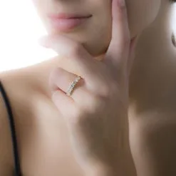 Histoire D'Or Alliance Eloise Or Jaune Diamant 9 Histoire D'Or Alliance Eloise Or Jaune Diamant -Boucles d'oreilles Bracelet Soldes B3AFJDW01N model0