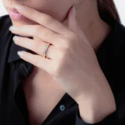 Histoire D'Or Alliance Giulia Or Jaune Diamant -Boucles d'oreilles Bracelet Soldes B3AFJDW032 model0