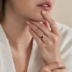 Histoire D'Or Alliance Or Jaune Gaaia Ruban Confort 12 Histoire D'Or Alliance Or Jaune Gaaia Ruban Confort -Boucles d'oreilles Bracelet Soldes B3AFJW0568 model0