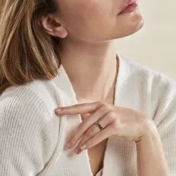 Histoire D'Or Alliance Or Jaune Gaaia Ruban Confort 13 Histoire D'Or Alliance Or Jaune Gaaia Ruban Confort -Boucles d'oreilles Bracelet Soldes B3AFJW0568 model1