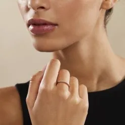 Histoire D'Or Alliance Pristina Or Rose Diamant -Boucles d'oreilles Bracelet Soldes B3AFRDW07S model0