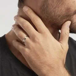 Histoire D'Or Alliance Telio Ruban Plat Or Blanc -Boucles d'oreilles Bracelet Soldes B3AHBW00DT model0