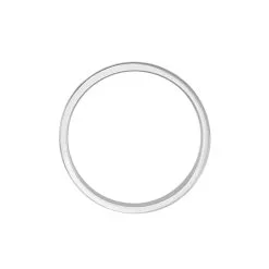 Histoire D'Or Alliance Telio Ruban Plat Or Blanc -Boucles d'oreilles Bracelet Soldes B3AHBW00DT view2