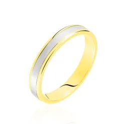 Histoire D'Or Alliance Hevan Ruban Or Bicolore