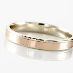 Histoire D'Or Alliance Beatrice Ruban Plat Or Bicolore -Boucles d'oreilles Bracelet Soldes B3AM2W00PX view3