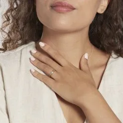 Histoire D'Or Alliance Tyssia Ruban Plat Or Bicolore -Boucles d'oreilles Bracelet Soldes B3AM2W0224 model1