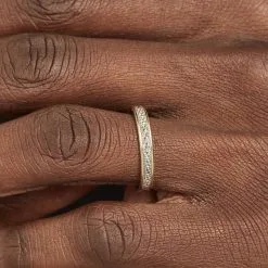 Histoire D'Or Alliance Heldea Ruban Plat Or Bicolore -Boucles d'oreilles Bracelet Soldes B3AM2W0674 model2