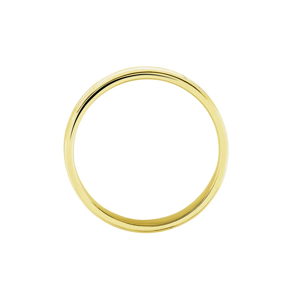 Histoire D'Or Alliance Liseret Ruban Plat Or Bicolore 5 Histoire D'Or Alliance Liseret Ruban Plat Or Bicolore – Image 3
