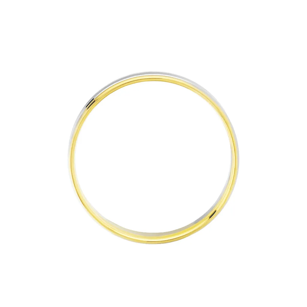 Histoire D'Or Alliance Juditha Ruban Plat Or Bicolore 5 Histoire D'Or Alliance Juditha Ruban Plat Or Bicolore – Image 3