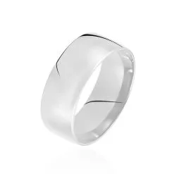 Histoire D'Or Alliance Sonia Demi Jonc Confort Or Blanc