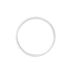 Histoire D'Or Alliance Marcello Ruban Plat Or Blanc -Boucles d'oreilles Bracelet Soldes B3AMBW01N4 view2