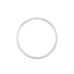 Histoire D'Or Alliance Artemis Ruban Plat Or Blanc -Boucles d'oreilles Bracelet Soldes B3AMBW0636 view2