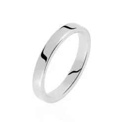 Histoire D'Or Alliance Gaia Ruban Or Blanc