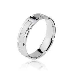 Histoire D'Or Alliance Maille Or Blanc