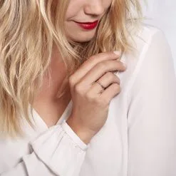 Histoire D'Or Alliance Fleur Diamantee Ruban Plat Or Rose -Boucles d'oreilles Bracelet Soldes B3AMRW00YR model1