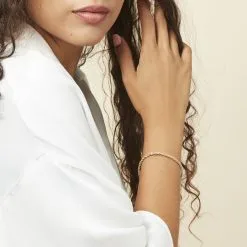 Histoire D'Or Bracelet Jerry Maille Corde Et Venitienne Or Bicolore 8 Histoire D'Or Bracelet Jerry Maille Corde Et Venitienne Or Bicolore -Boucles d'oreilles Bracelet Soldes B3BF2W0337 model0