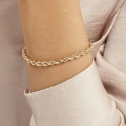 Histoire D'Or Bracelet Jerry Maille Corde Et Venitienne Or Bicolore 11 Histoire D'Or Bracelet Jerry Maille Corde Et Venitienne Or Bicolore -Boucles d'oreilles Bracelet Soldes B3BF2W0385 model1