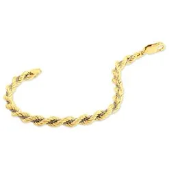 Histoire D'Or Bracelet Jerry Maille Corde Et Venitienne Or Bicolore 8 Histoire D'Or Bracelet Jerry Maille Corde Et Venitienne Or Bicolore -Boucles d'oreilles Bracelet Soldes B3BF2W0385 view1