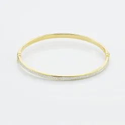 Histoire D'Or Bracelet Jonc Karama Or Bicolore