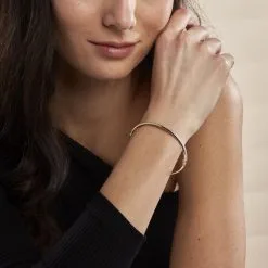 Histoire D'Or Bracelet Jonc Karama Or Bicolore -Boucles d'oreilles Bracelet Soldes B3BF2W0397 model0