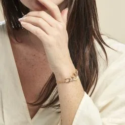 Histoire D'Or Bracelet Or Bicolore Acanthus -Boucles d'oreilles Bracelet Soldes B3BF2W0418 model0