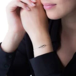 Histoire D'Or Bracelet Courbes Or Blanc Diamant 8 Histoire D'Or Bracelet Courbes Or Blanc Diamant -Boucles d'oreilles Bracelet Soldes B3BFBDN017 model0