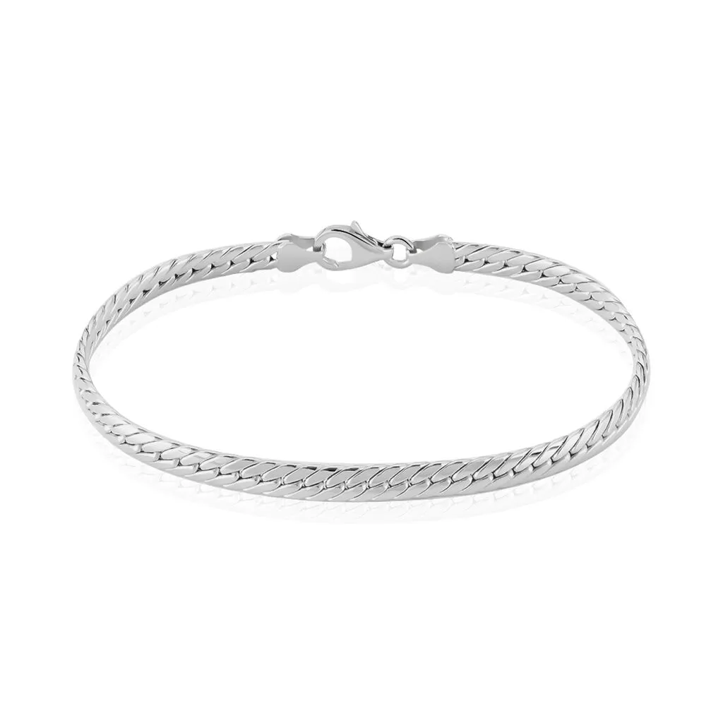 Histoire D'Or Bracelet Izel Maille Anglaise Or Blanc 3 Histoire D'Or Bracelet Izel Maille Anglaise Or Blanc