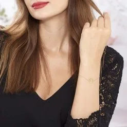 Histoire D'Or Bracelet Clemenca Or Jaune -Boucles d'oreilles Bracelet Soldes B3BFJW003L model0