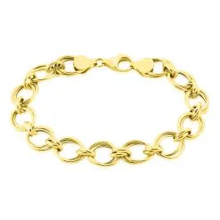 Histoire D'Or Bracelet Aaron Maille Fantaisie Or Jaune