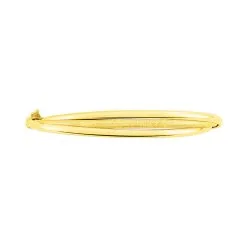 Histoire D'Or Bracelet Jonc Claudie 3 Fils Entrelaces Or Jaune -Boucles d'oreilles Bracelet Soldes B3BFJW008N view2