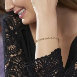 Histoire D'Or Bracelet Dami Maille Grain De Cafe Or Jaune 9 Histoire D'Or Bracelet Dami Maille Grain De Cafe Or Jaune -Boucles d'oreilles Bracelet Soldes B3BFJW00AI model0