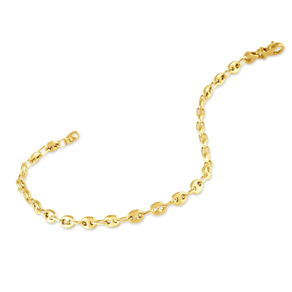 Histoire D'Or Bracelet Dami Maille Grain De Cafe Or Jaune 4 Histoire D'Or Bracelet Dami Maille Grain De Cafe Or Jaune – Image 2