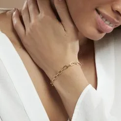 Histoire D'Or Bracelet Maille Or Jaune Crepinia -Boucles d'oreilles Bracelet Soldes B3BFJW00CJ model0