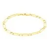 Histoire D'Or Bracelet Ophelio Maille Alternee 1/1 Or Jaune