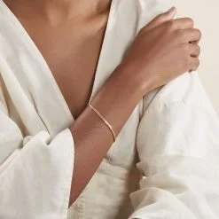 Histoire D'Or Bracelet Izel Maille Anglaise Or Jaune -Boucles d'oreilles Bracelet Soldes B3BFJW0476 model0 1