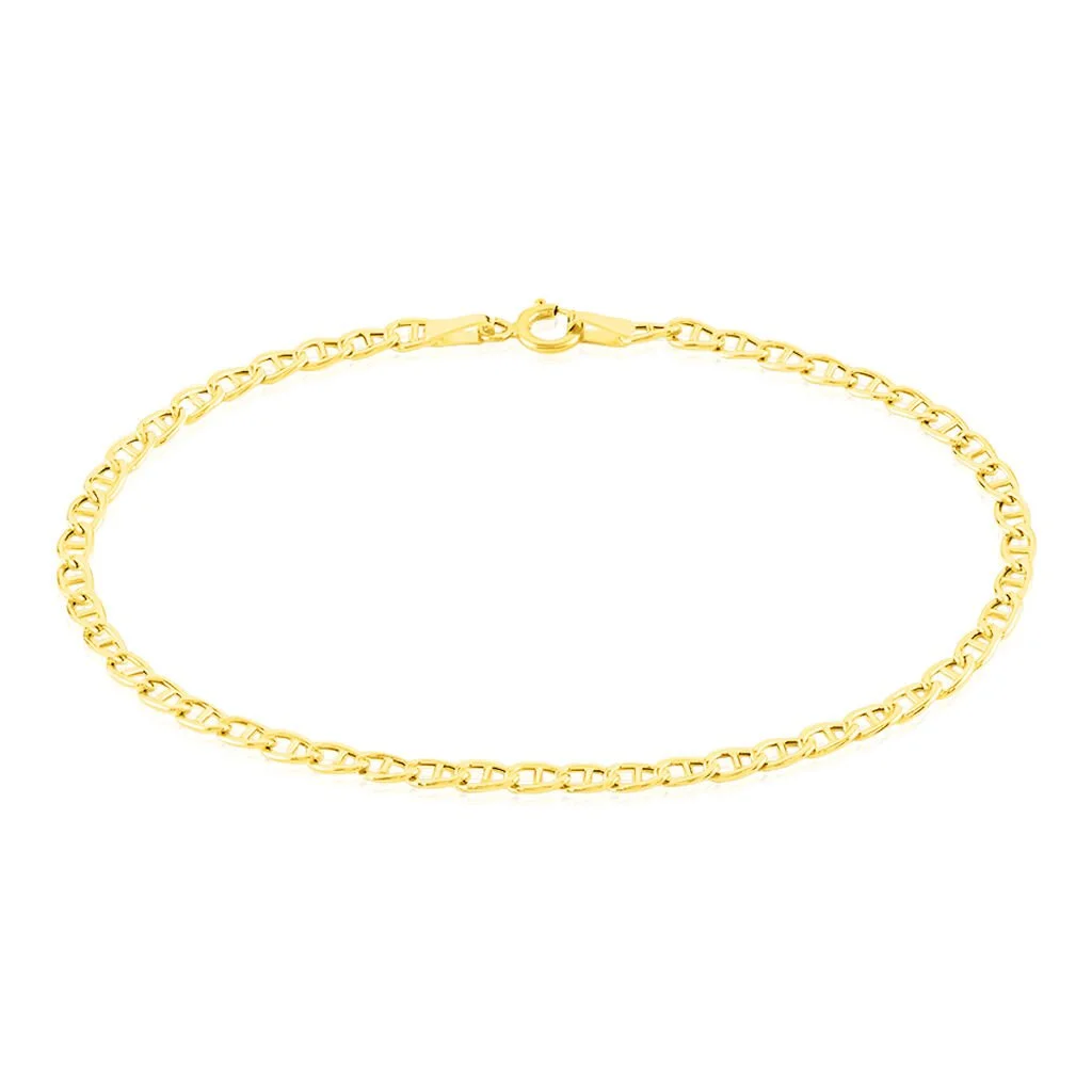 Histoire D'Or Bracelet Celio Maille Marine Ovale Or Jaune 3 Histoire D'Or Bracelet Celio Maille Marine Ovale Or Jaune