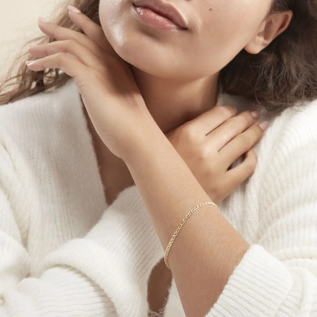 Histoire D'Or Bracelet Celio Maille Marine Ovale Or Jaune 6 Histoire D'Or Bracelet Celio Maille Marine Ovale Or Jaune – Image 4