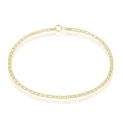 Histoire D'Or Bracelet Clemens Maille Marine Rectangle Or Jaune
