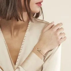 Histoire D'Or Bracelet Infini Or Jaune -Boucles d'oreilles Bracelet Soldes B3BFJW0533 model0