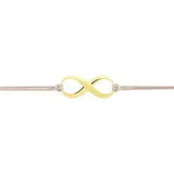 Histoire D'Or Bracelet Infini Or Jaune -Boucles d'oreilles Bracelet Soldes B3BFJW0533 view1