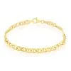 Histoire D'Or Bracelet Capucin Maille Marine Plate Or Jaune