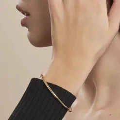 Histoire D'Or Bracelet Jonc Or Jaune Cynthia -Boucles d'oreilles Bracelet Soldes B3BFJW0782 model1