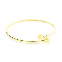 Histoire D'Or Bracelet Jonc Clemmie Or Jaune -Boucles d'oreilles Bracelet Soldes B3BFJW0814 view1