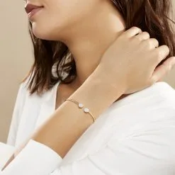 Histoire D'Or Bracelet Jonc Eryne Or Jaune -Boucles d'oreilles Bracelet Soldes B3BFJW0946 model0