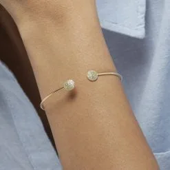 Histoire D'Or Bracelet Jonc Eryne Or Jaune -Boucles d'oreilles Bracelet Soldes B3BFJW0947 model1