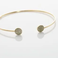 Histoire D'Or Bracelet Jonc Eryne Or Jaune -Boucles d'oreilles Bracelet Soldes B3BFJW0947 view2