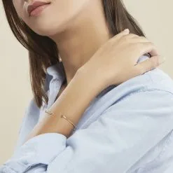 Histoire D'Or Bracelet Jonc Ileana Or Jaune -Boucles d'oreilles Bracelet Soldes B3BFJW0949 model0